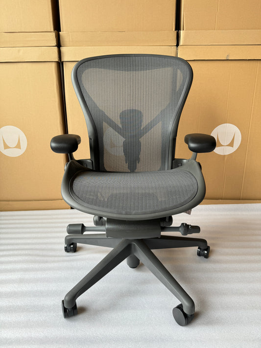 Herman Miller Aeron Chair - Graphite (1 Year Warrranty)