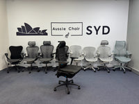 Herman Miller Embody Gaming Chair in Black – side profile in Aussie Chair Sydney showroom
