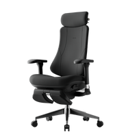 HBADA T8 Max in Black, front three-quarter view with the footrest