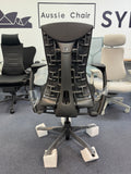 Black / R Fabric / Steel Base + Carpet Castors /