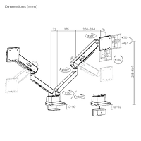 Aussie Chair Dual Screen Monitor Arm