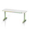 White Birch Plywood Top + Green Leg