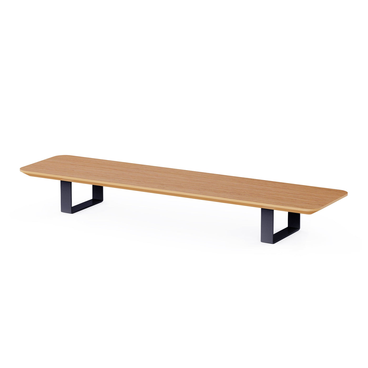 9am Desk Storage Rack Monitor Riser — Walnut