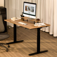 9am Desk Storage Rack Monitor Riser on desk