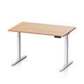 Oak Top + White Leg