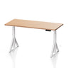 Oak Top + White Leg