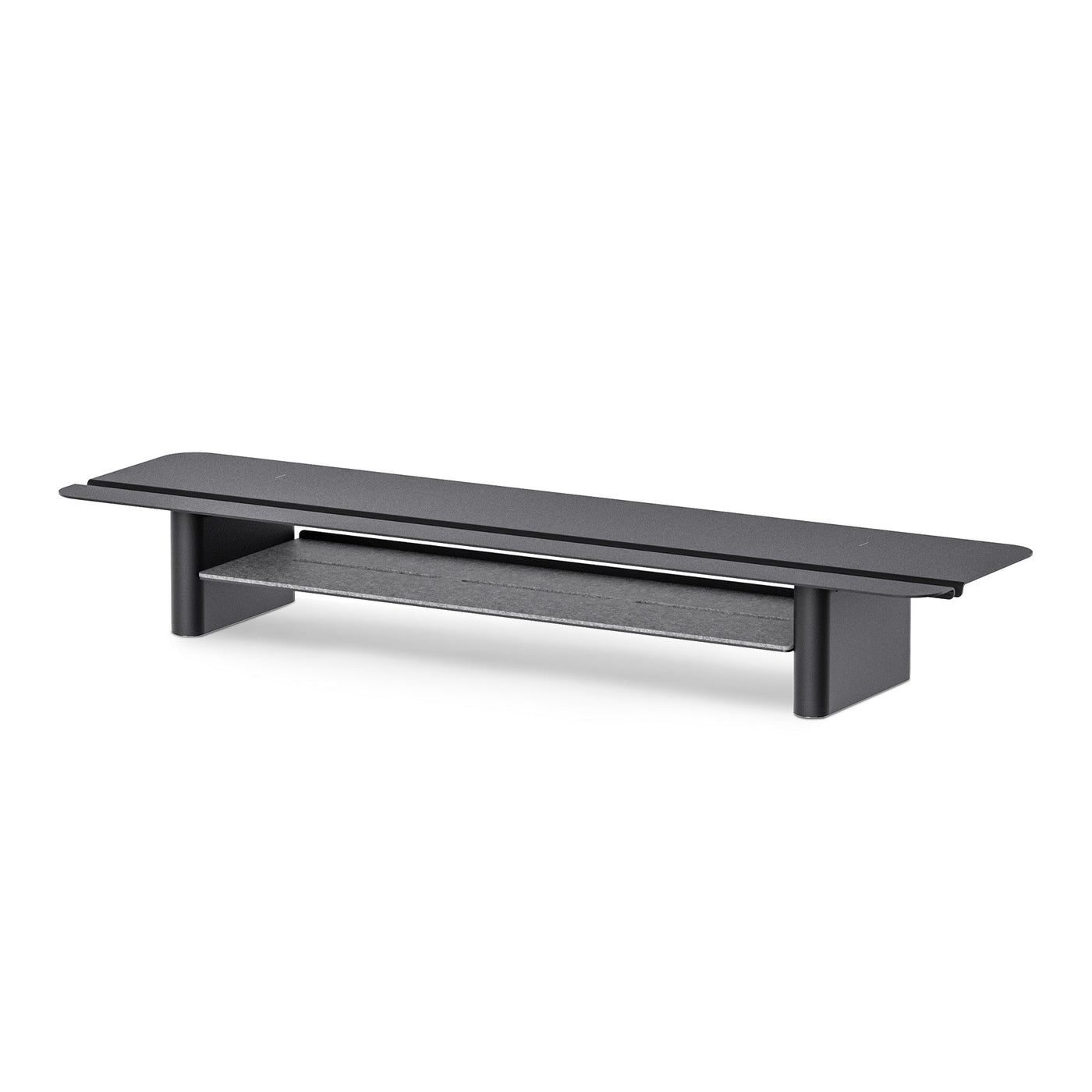 9am Two-Tier Metal Monitor Riser — Graphite Gray