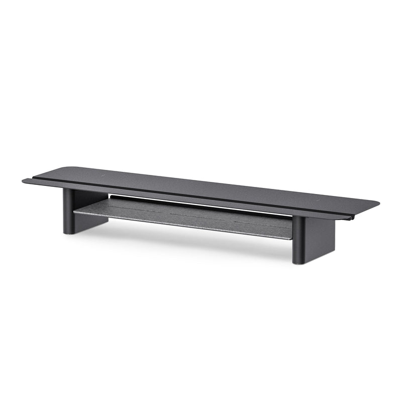 9am Two-Tier Metal Monitor Riser — Graphite Gray