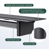 9am Two-Tier Metal Monitor Riser — material detail