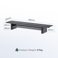 9am Two-Tier Metal Monitor Riser — dimensions
