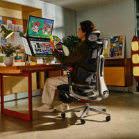HBADA E3 Pro at a creative desk