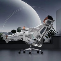 HBADA E3 Ultra reclined with footrest extended