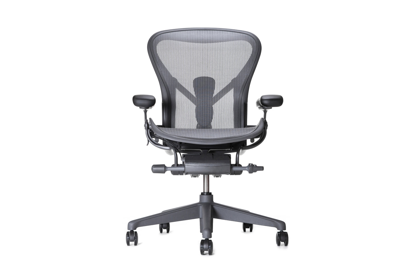 Herman Miller Aeron Chair - Graphite (12 Year Warranty)