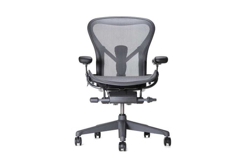 Herman Miller Aeron Chair - Graphite (12 Year Warranty)