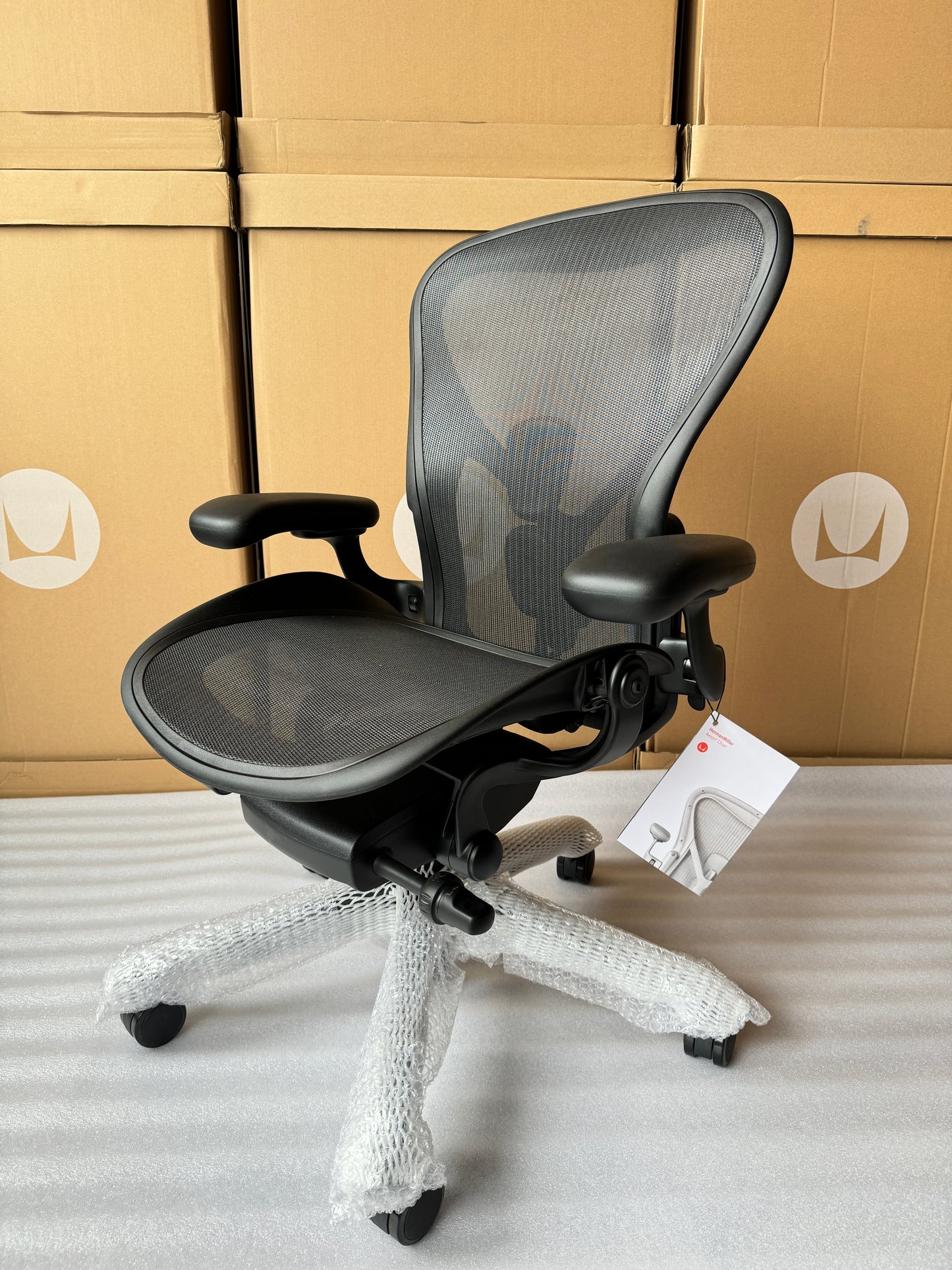 Herman Miller Aeron Chair - Onyx (12 Year Warranty)