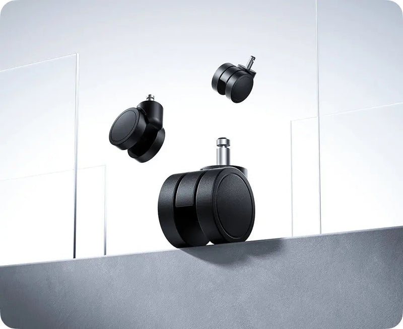 HBADA E3 Pro silent PA+PU castors