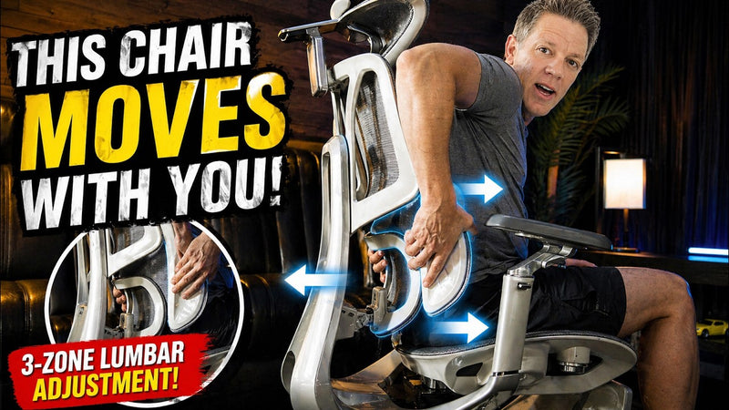 This Chair Moves With Your Back! HBADA E3 Pro 2026 Review — ManShed on YouTube
