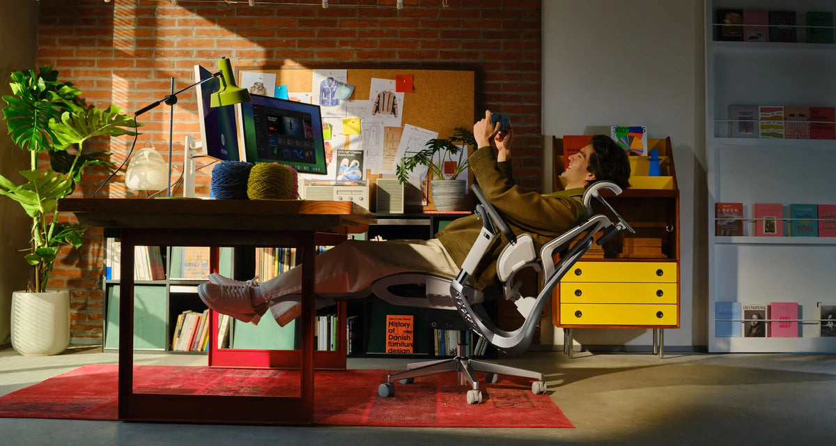 HBADA E3 Pro: 3-zone adaptive lumbar support.