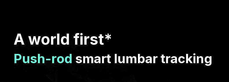 HBADA T8 Max headline: a world first push-rod smart lumbar tracking