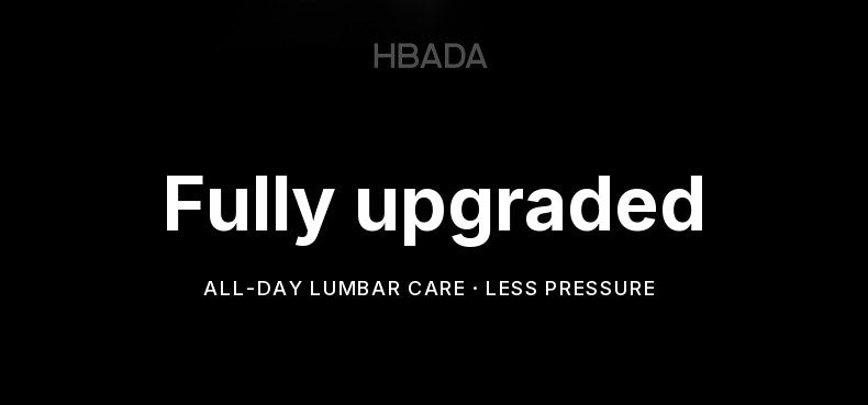 HBADA T8 Max: fully upgraded, all-day lumbar care