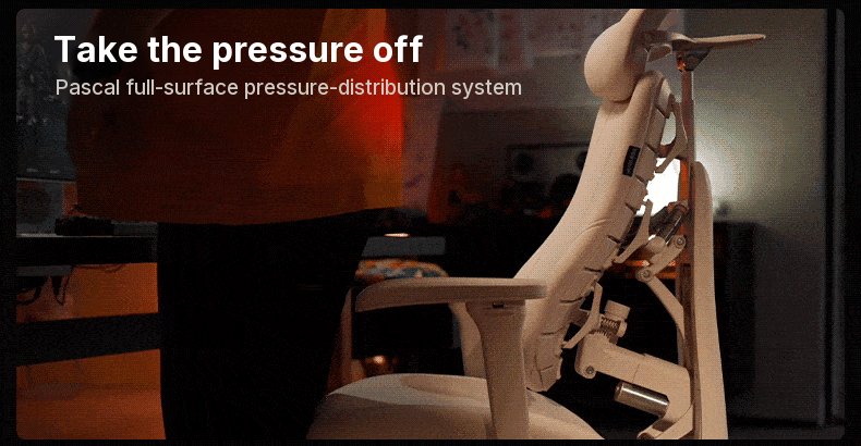 Man reclining in the HBADA T8 Max with the headrest supporting his neck