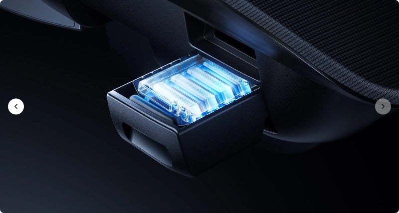HBADA X7 rechargeable battery pack in its holder