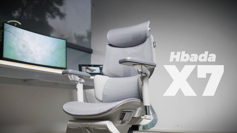 HBADA X7 Smart Ergonomic Chair Review: It Deserves a Best Chair Title? — gizmochina on YouTube