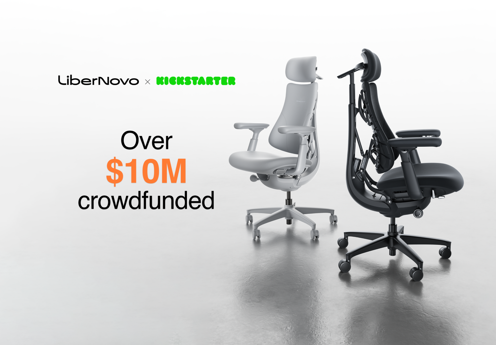 US$10M+ raised on Kickstarter