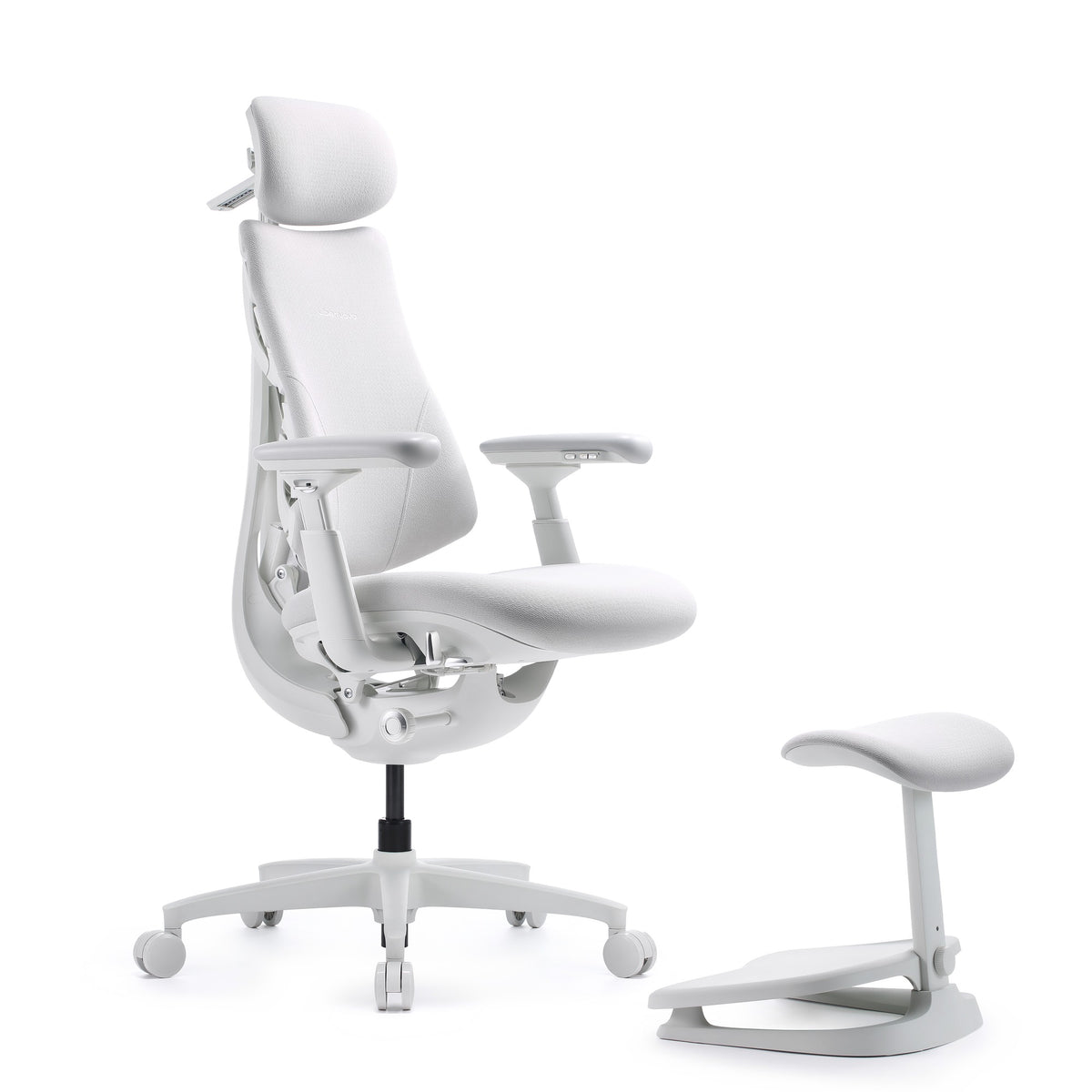 LiberNovo Omni Gen in Glacier with the LiberNovo footrest (Standard Bundle)