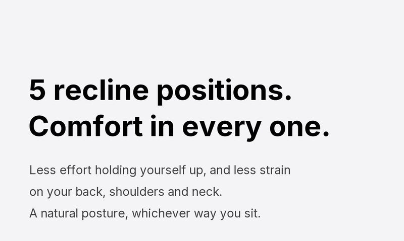 LiberNovo Omni Gen 5 recline positions introduction