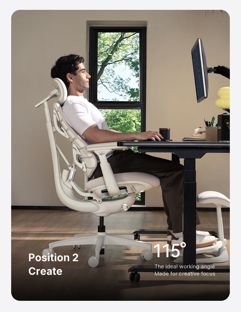 LiberNovo Omni Gen in recline Position 2, Create, at 115\u00b0