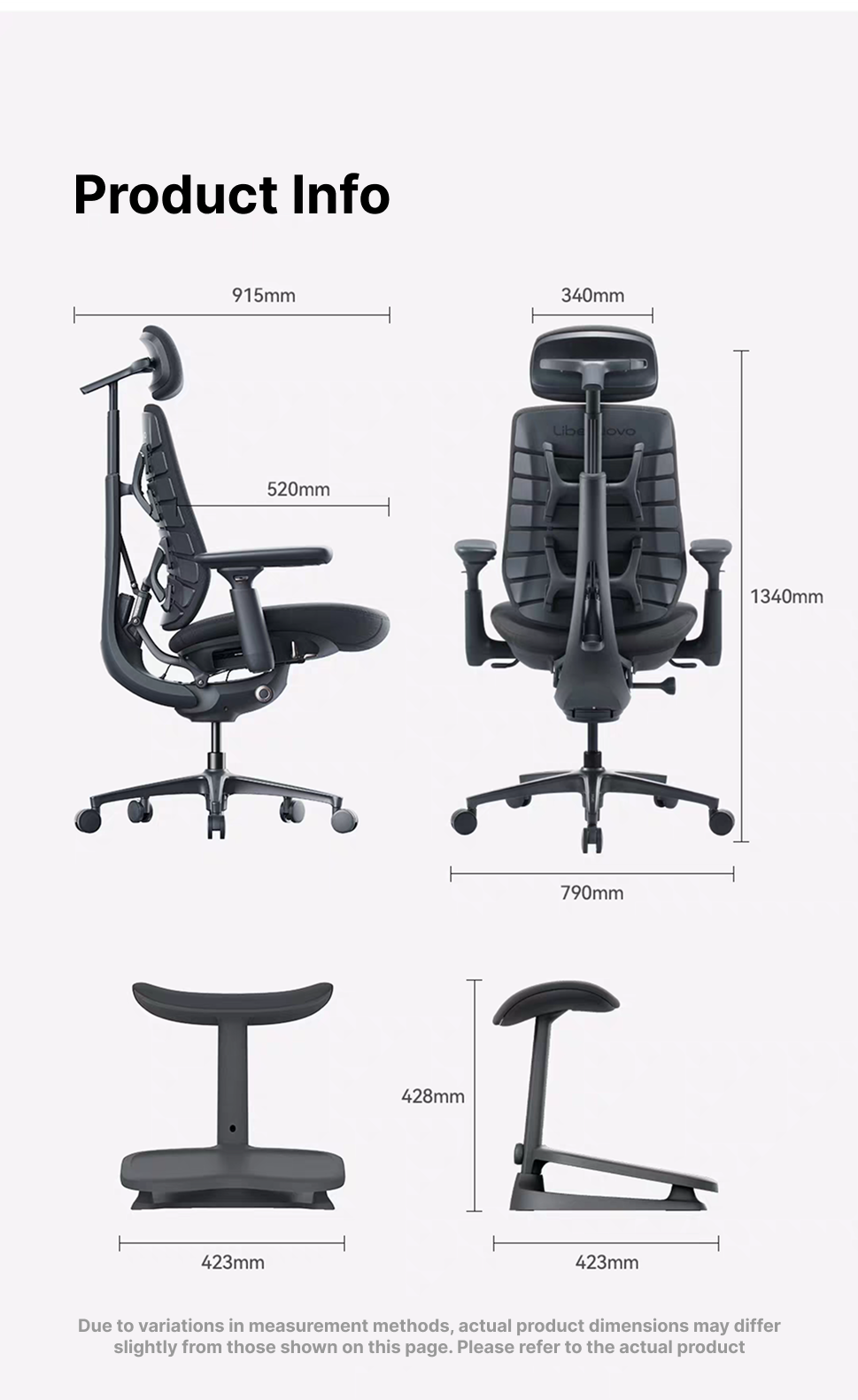 LiberNovo Maxis Dynamic Ergonomic Chair - Maxis Airflow — feature 27