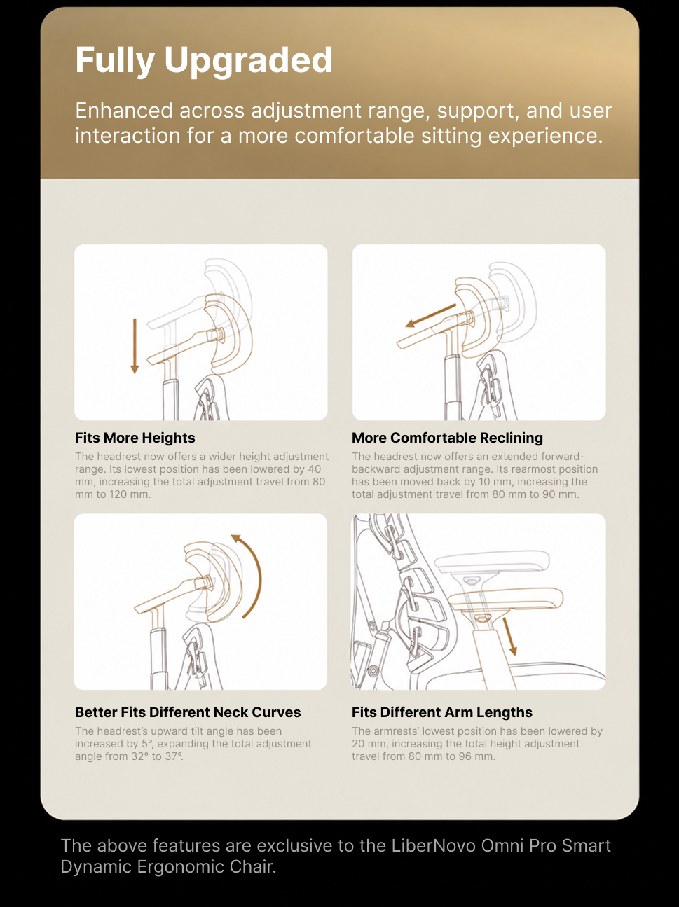 LiberNovo Omni Pro Dynamic Ergonomic Chair — feature 4