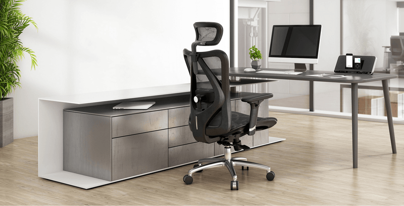 Sihoo M57 at a desk in a home office